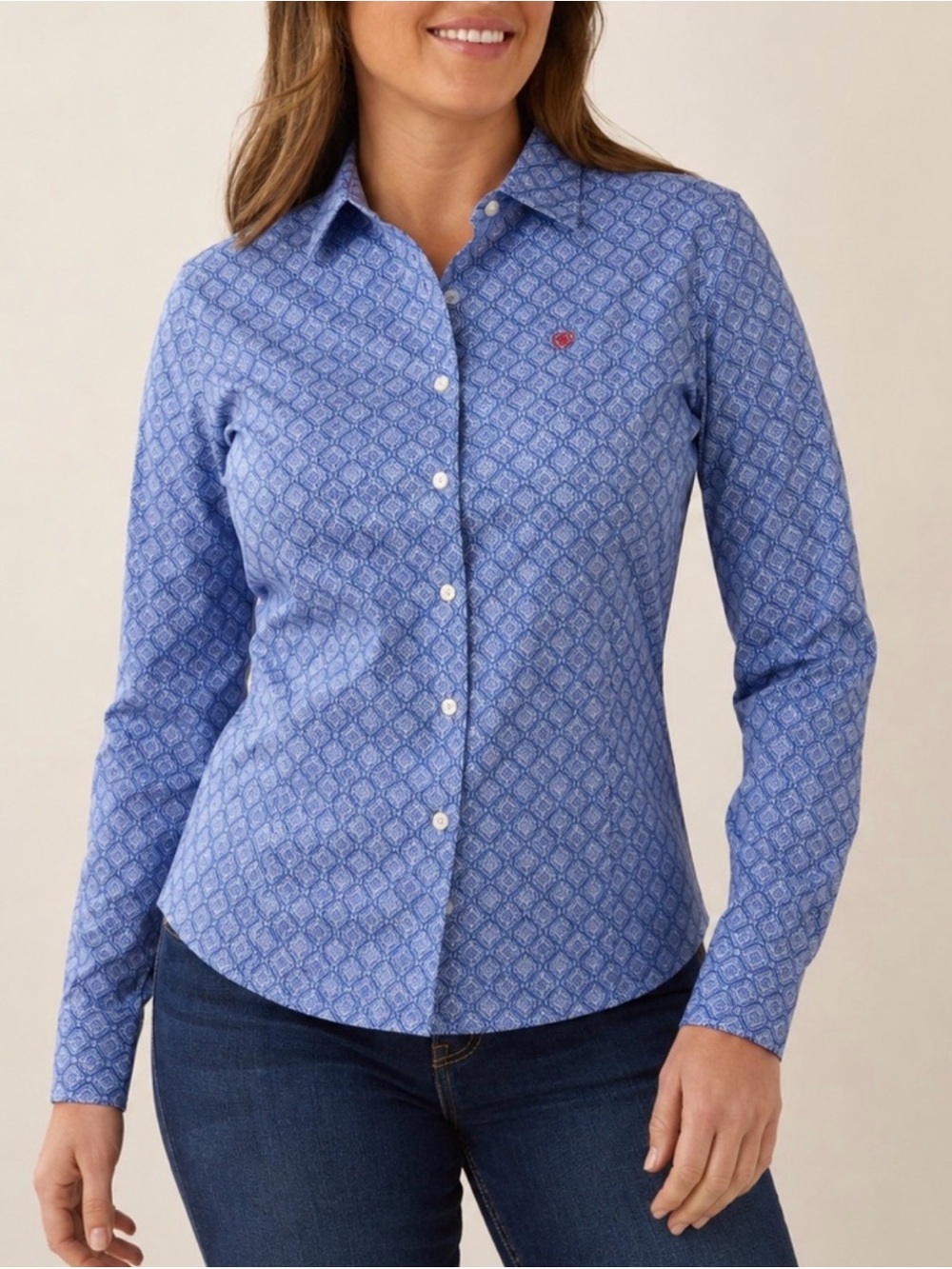 Arita Women’s Kirby Stretch TCH Shirt - Amparo Print- Large-Fitted